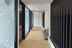 Hallmark office fit-out hallway