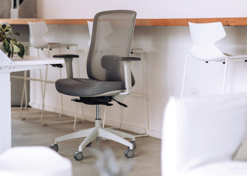 Buro task chair displayed within the ACCO Auckland office and showroom.
